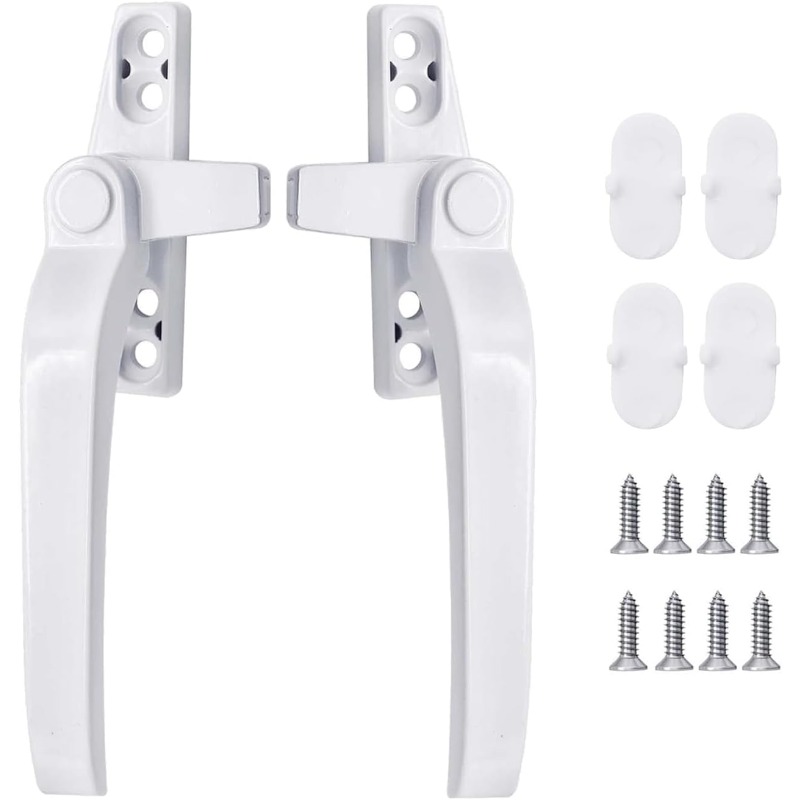 มือจับล็อคหน้าต่างกระจก 2 ชิ้น - Glass Door Hinge บทวิจารณ์และราคา
