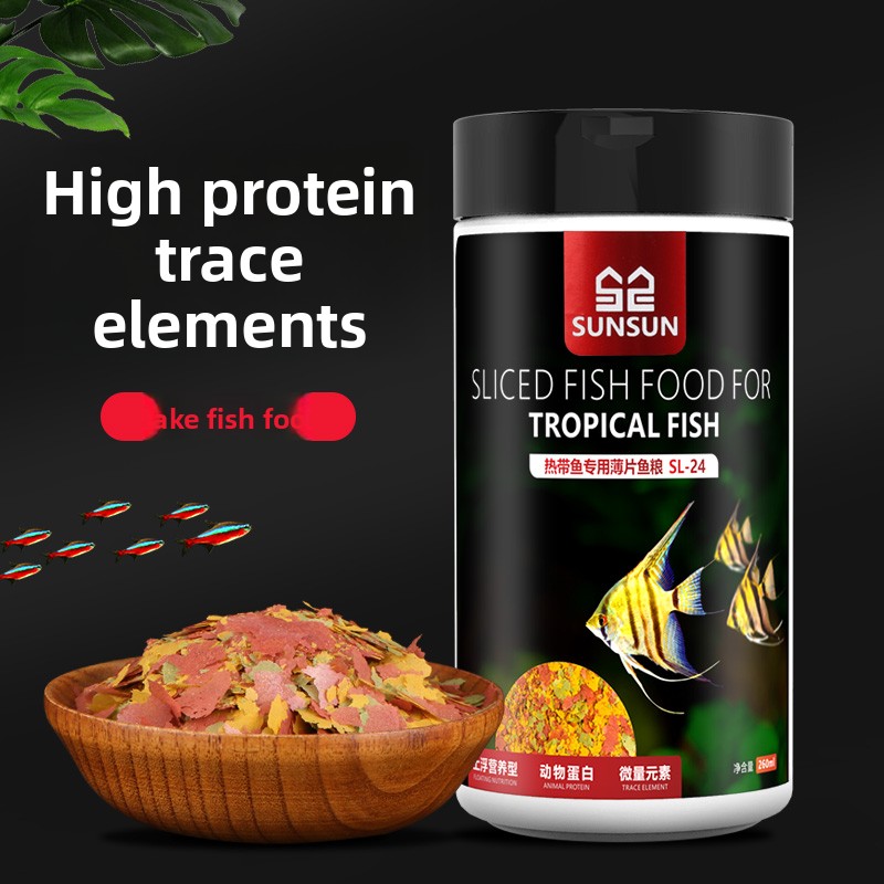 อาหารปลาชนิดเกล็ด SUNSUN พรีเม - Tetra Food Tropical Flakes บทวิจารณ์และราคา