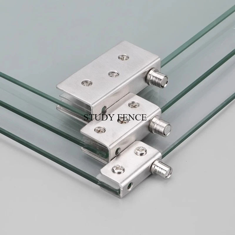 2 ชุดบานพับกระจกสแตนเลสสำหรับ  - Glass Door Hinge บทวิจารณ์และราคา
