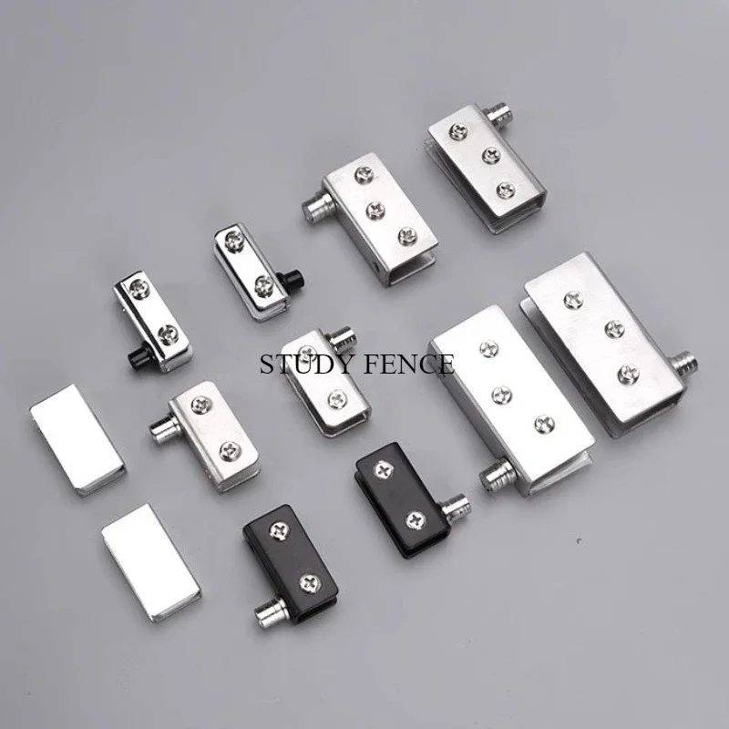 2 ชุดบานพับกระจกสแตนเลสสำหรับ  - Glass Door Hinge บทวิจารณ์และราคา